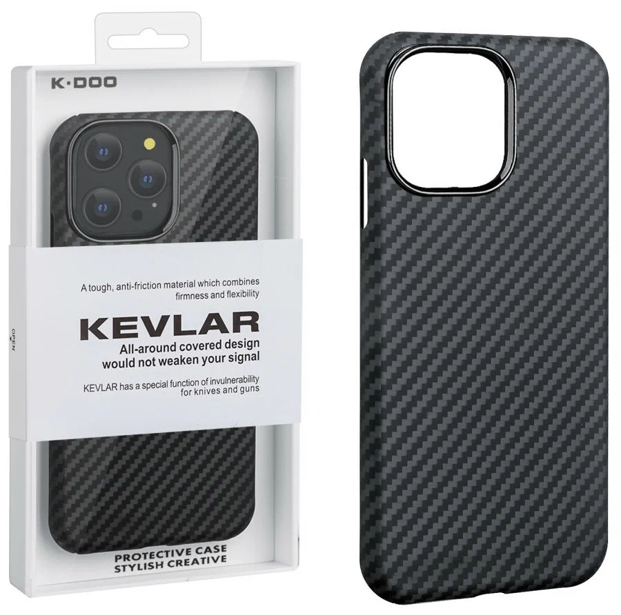 Накладка K.DOO Kevlar Series iPhone 13 Pro Black