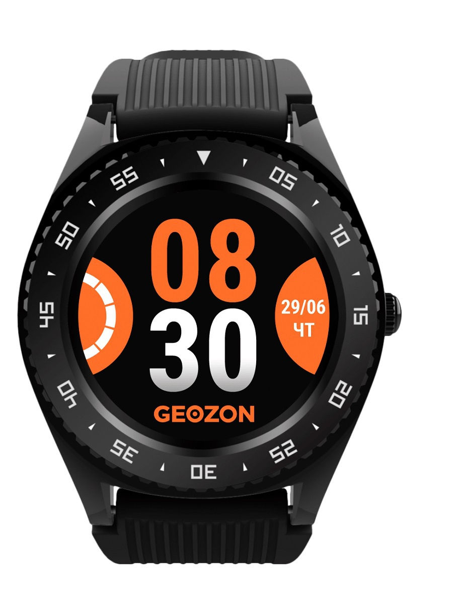 Смарт-часы :: Smart часы Geozon Titanium G-SM10BL (Black) - ТОЧКА СВЯЗИ  интернет-магазин. Витрина товаров