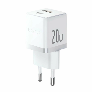 СЗУ Baseus USB+USB-C 20W White (P10111608213-00)