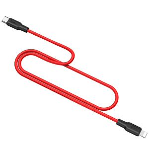 hoco-x21-plus-silicone-pd-charging-data-cable-type-c-to-lightning-flexible