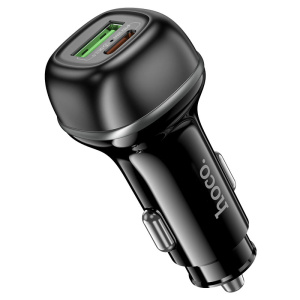 hoco-z58a-rank-48w-dual-port-pd30w-qc3-car-charger-charging