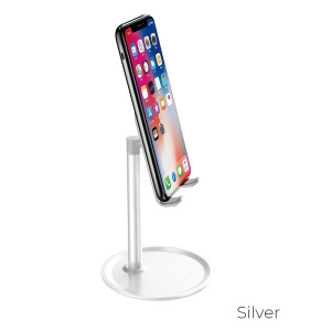 hoco-ph15-aluminum-alloy-table-stand-silver